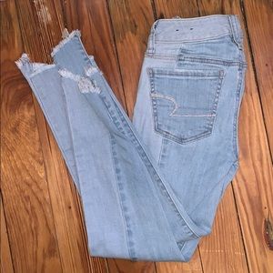 American eagle jegging crop jeans